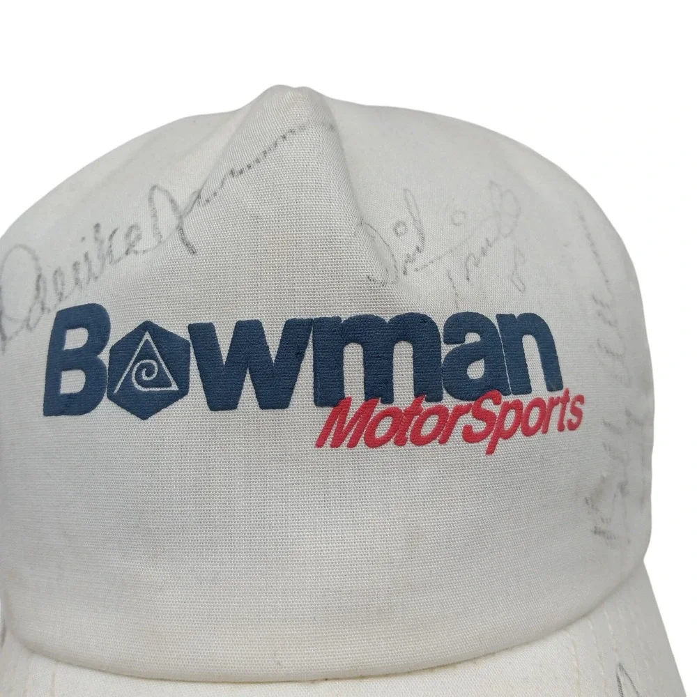 Bowman Motorsports Junior Johnson + Wally Dallenbach Autographed Cap +4 More Sig